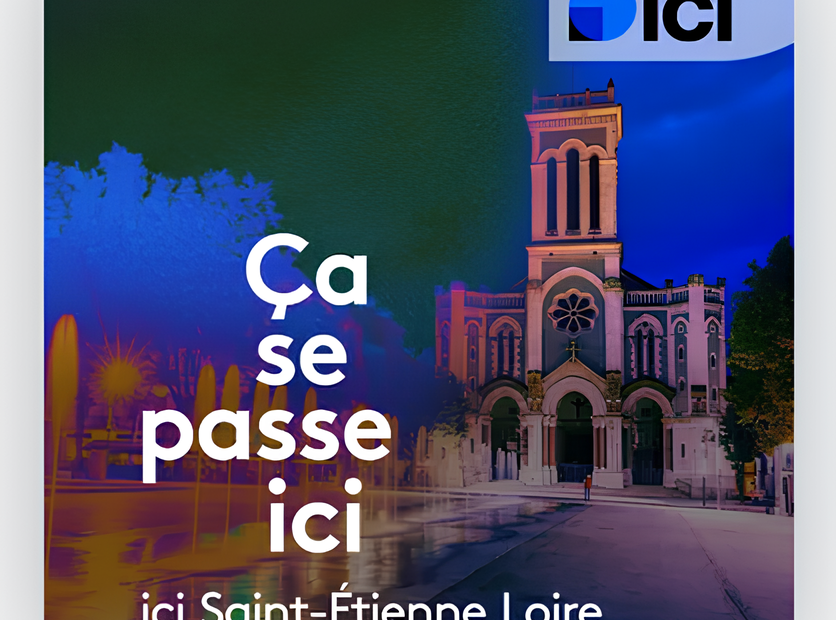 Logo rubrique ça se passe ici Saint Étienne Loire - interview Marie Dubois
